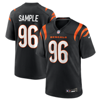 Cincinnati Bengals Cam Sample Black jersey – view 1