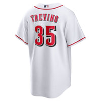 Cincinnati Reds Jose Trevino White jersey – view 4