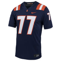 Illinois Fighting Illini Navy jersey – view 3