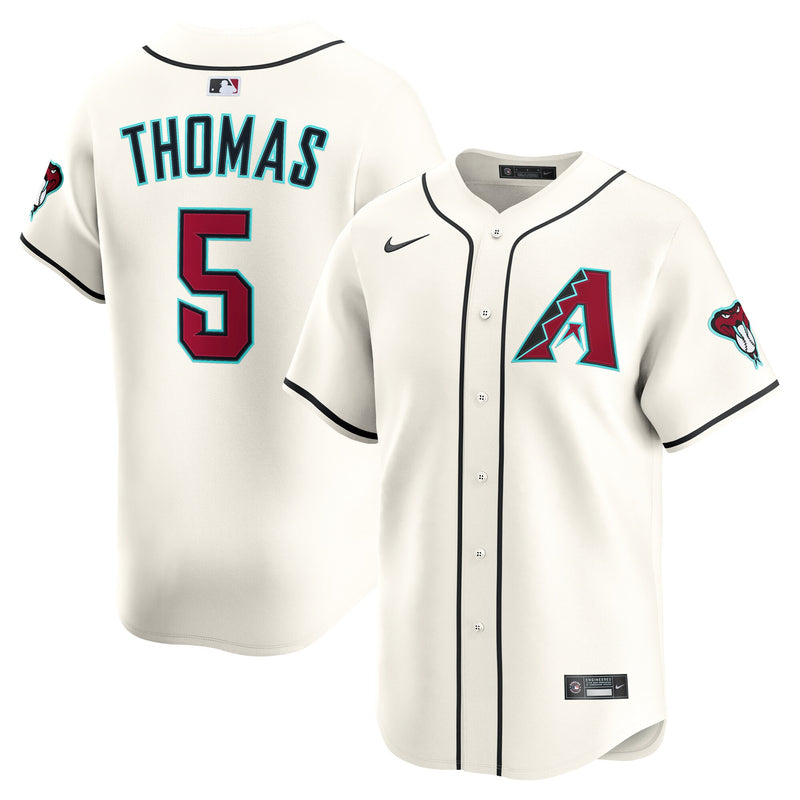 Arizona Diamondbacks Alek Thomas Cream jersey – view 1