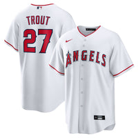 Los Angeles Angels Mike Trout White jersey – view 2
