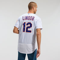 New York Mets Francisco Lindor White jersey – view 4
