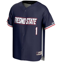 Fresno State Bulldogs Lightweight Navy jersey – view 3
