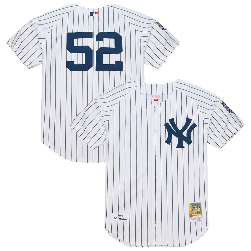 New York Yankees CC Sabathia White jersey – view 1