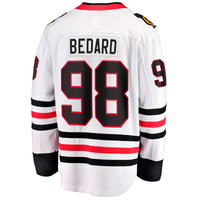 Chicago Blackhawks Connor Bedard White jersey – view 4