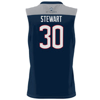 UConn Huskies Lightweight Navy jersey – view 4