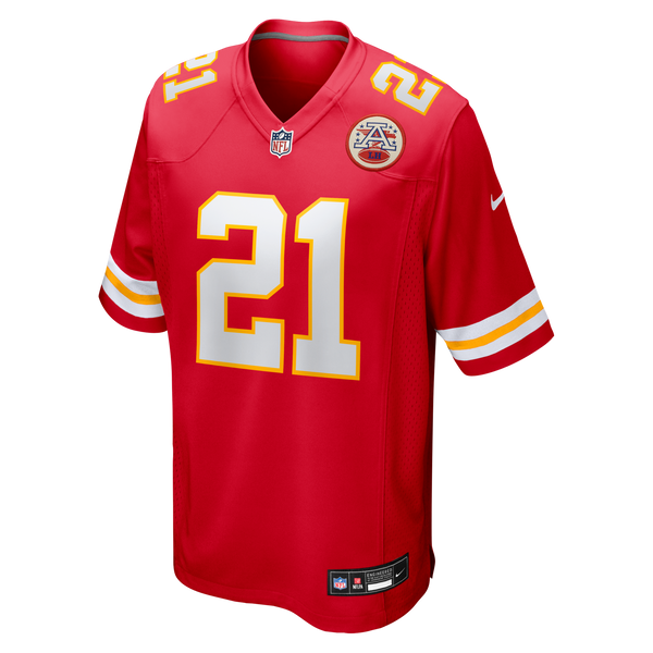 Kansas City Chiefs Jaden Hicks Nike Red Game Jersey