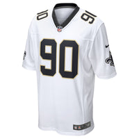 New Orleans Saints Bryan Bresee White jersey – view 3