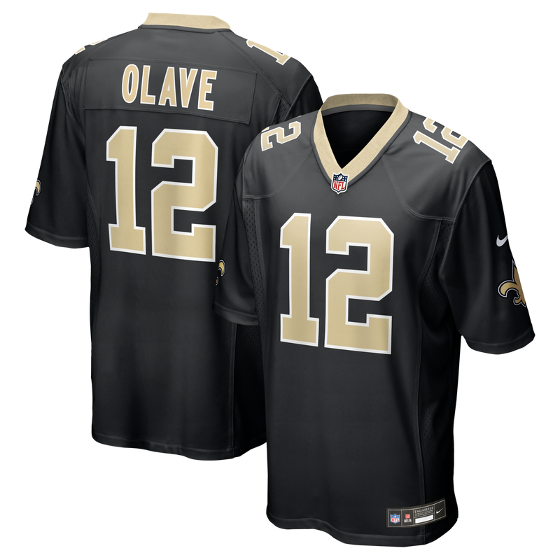 New Orleans Saints Chris Olave Black jersey – view 1