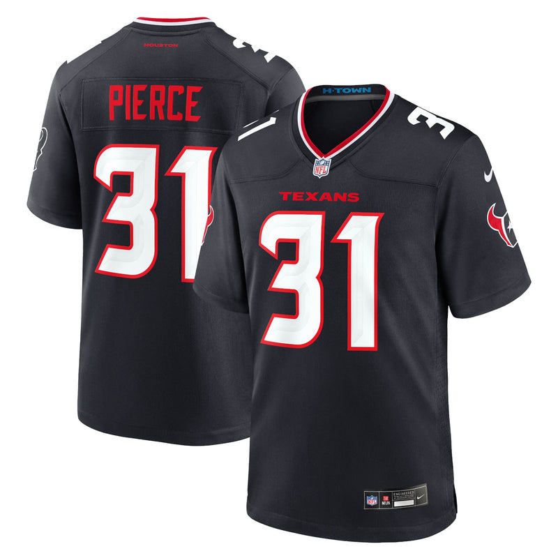 Houston Texans Dameon Pierce Navy jersey – view 1