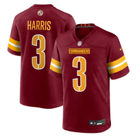 Washington Commanders Will Harris Burgundy jersey – view 2