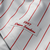 Cincinnati Reds Deion Sanders Gray jersey – view 9