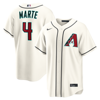 Arizona Diamondbacks Ketel Marte Cream jersey – view 1