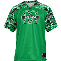 Marshall Thundering Herd GameDay Greats Kelly Green jersey – view 3