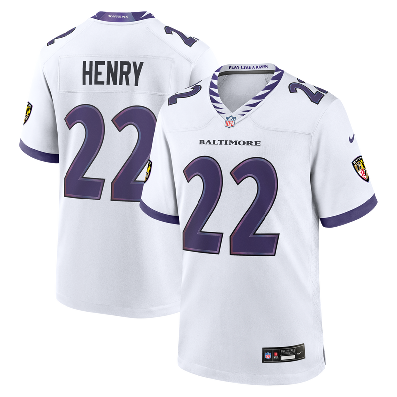 Baltimore Ravens Derrick Henry White jersey – view 1