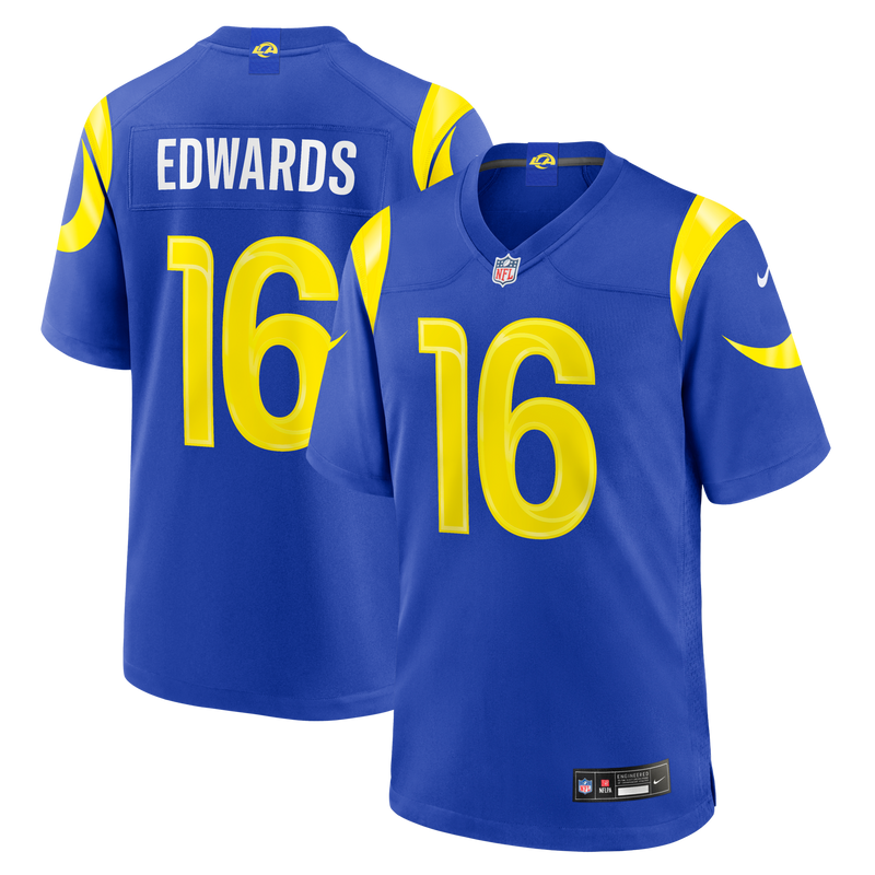 Los Angeles Rams Tru Edwards Royal jersey – view 1