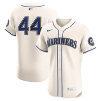 Seattle Mariners Julio Rodríguez Cream jersey – view 2