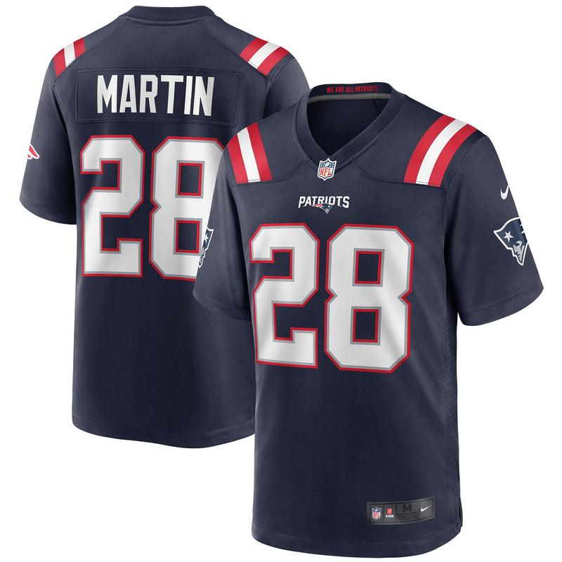 New England Patriots Curtis Martin Navy jersey – view 1
