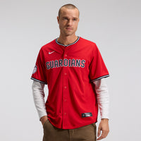 Cleveland Guardians Red jersey – view 2