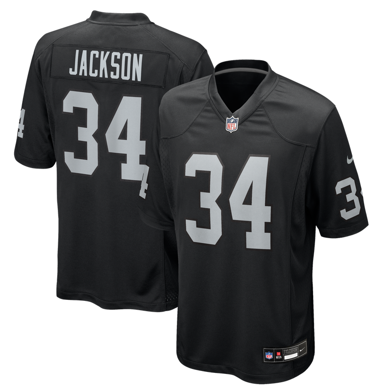 Las Vegas Raiders Bo Jackson Black jersey – view 1