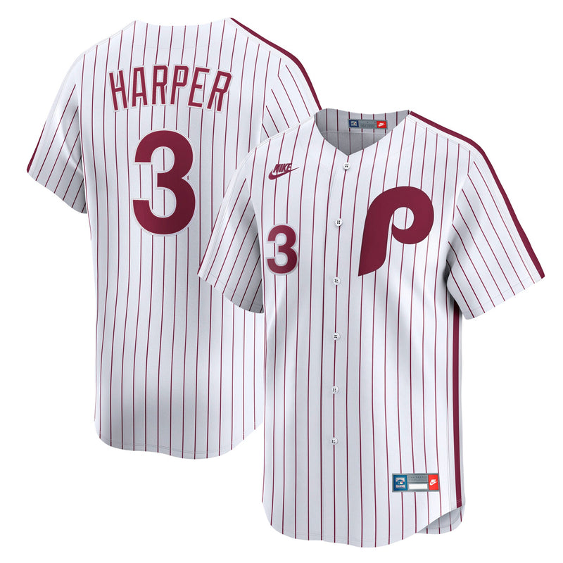 Philadelphia Phillies Bryce Harper White jersey – view 1
