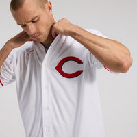 Cincinnati Reds Elly De La Cruz White jersey – view 11