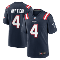New England Patriots Adam Vinatieri Navy jersey – view 1