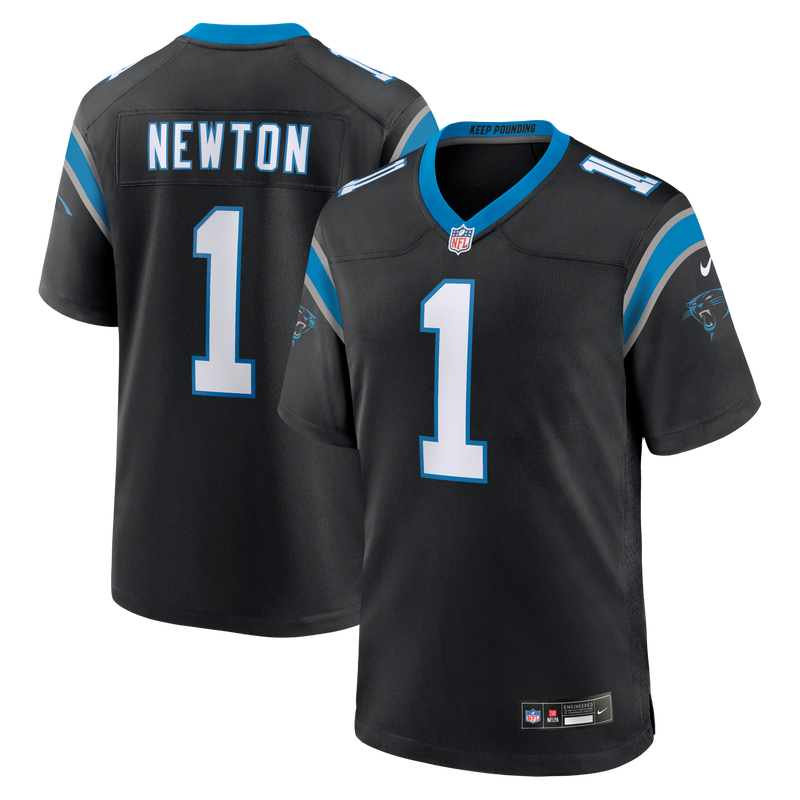 Carolina Panthers Cam Newton Black jersey – view 1
