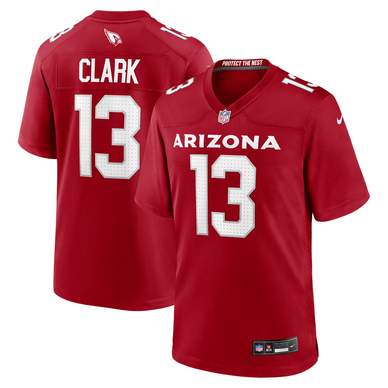 Arizona Cardinals Kei'Trel Clark Cardinal jersey – view 1
