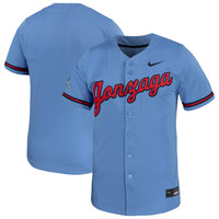 Nike Light Blue Gonzaga Bulldogs Replica Baseball Jersey – view 2