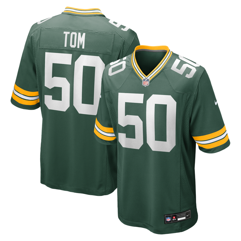 Green Bay Packers Zach Tom Green jersey – view 1