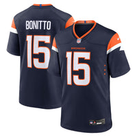Denver Broncos Nik Bonitto Navy jersey – view 1