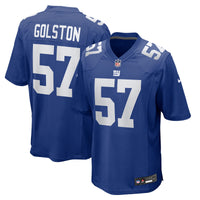 New York Giants Chauncey Golston Royal jersey – view 2
