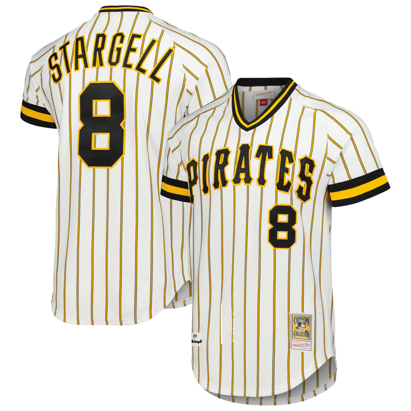 Pittsburgh Pirates Willie Stargell White jersey – view 1