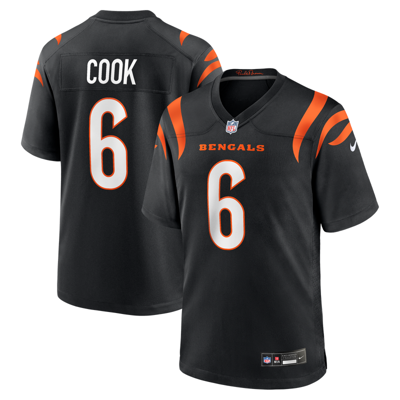 Cincinnati Bengals Bryan Cook Black jersey – view 1