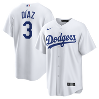 Los Angeles Dodgers Edwin Díaz White jersey – view 1