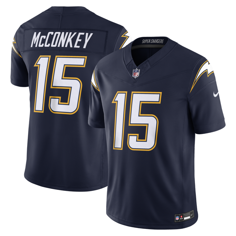Los Angeles Chargers Ladd McConkey Navy jersey – view 1