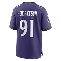 Baltimore Ravens Trey Hendrickson Purple jersey – view 4