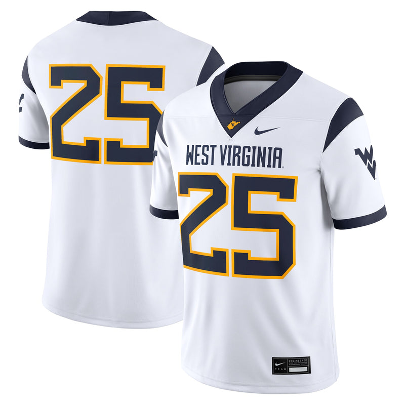 West Virginia Mountaineers White jersey – view 1