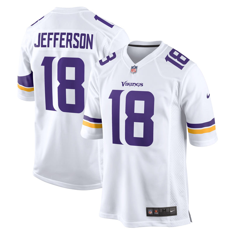 Minnesota Vikings Justin Jefferson White jersey – view 1