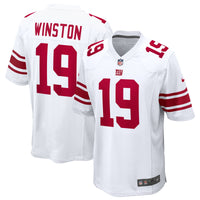 New York Giants Jameis Winston White jersey – view 2