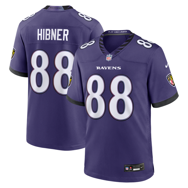 Baltimore Ravens Matthew Hibner Purple jersey – view 1