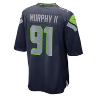 Seattle Seahawks Byron Murphy II Navy jersey – view 4