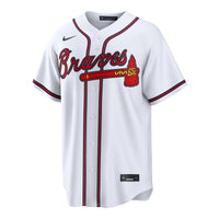 Atlanta Braves Spencer Schwellenbach White jersey – view 2