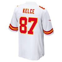 Kansas City Chiefs Travis Kelce White jersey – view 4
