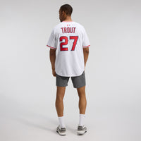Los Angeles Angels Mike Trout White jersey – view 6