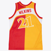 Atlanta Hawks Red/Yellow jersey – view 4