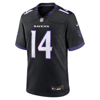 Baltimore Ravens Kyle Hamilton Black jersey – view 3