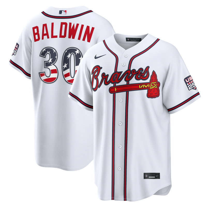 Atlanta Braves White jersey – view 1