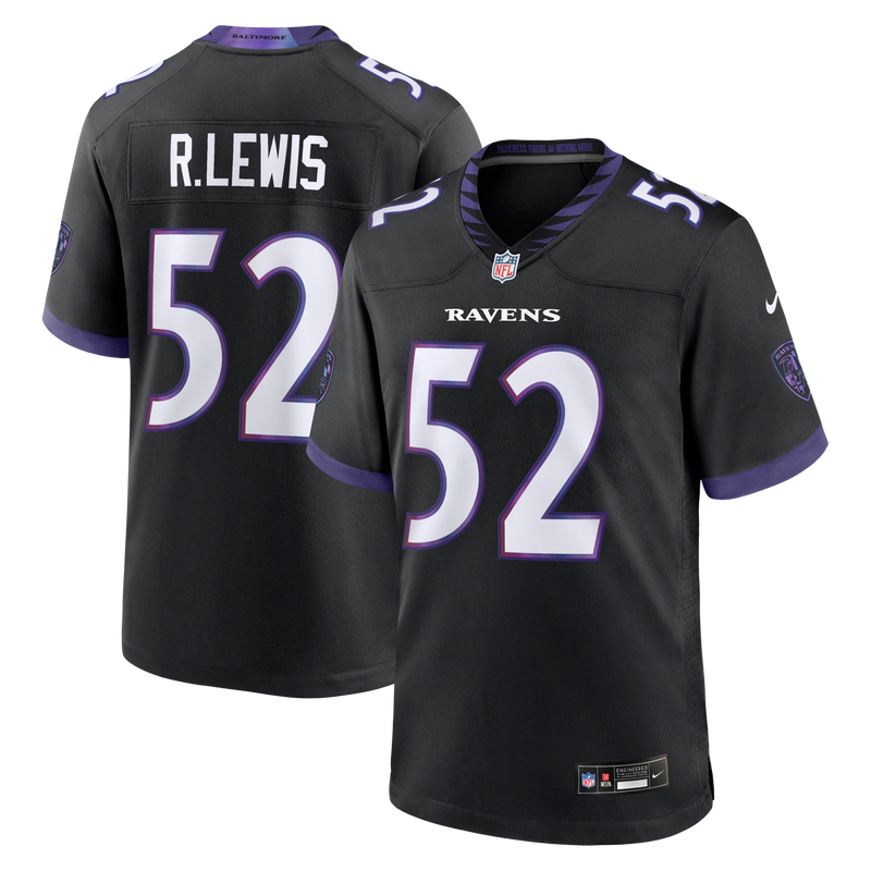 Baltimore Ravens Ray Lewis Black jersey – view 1